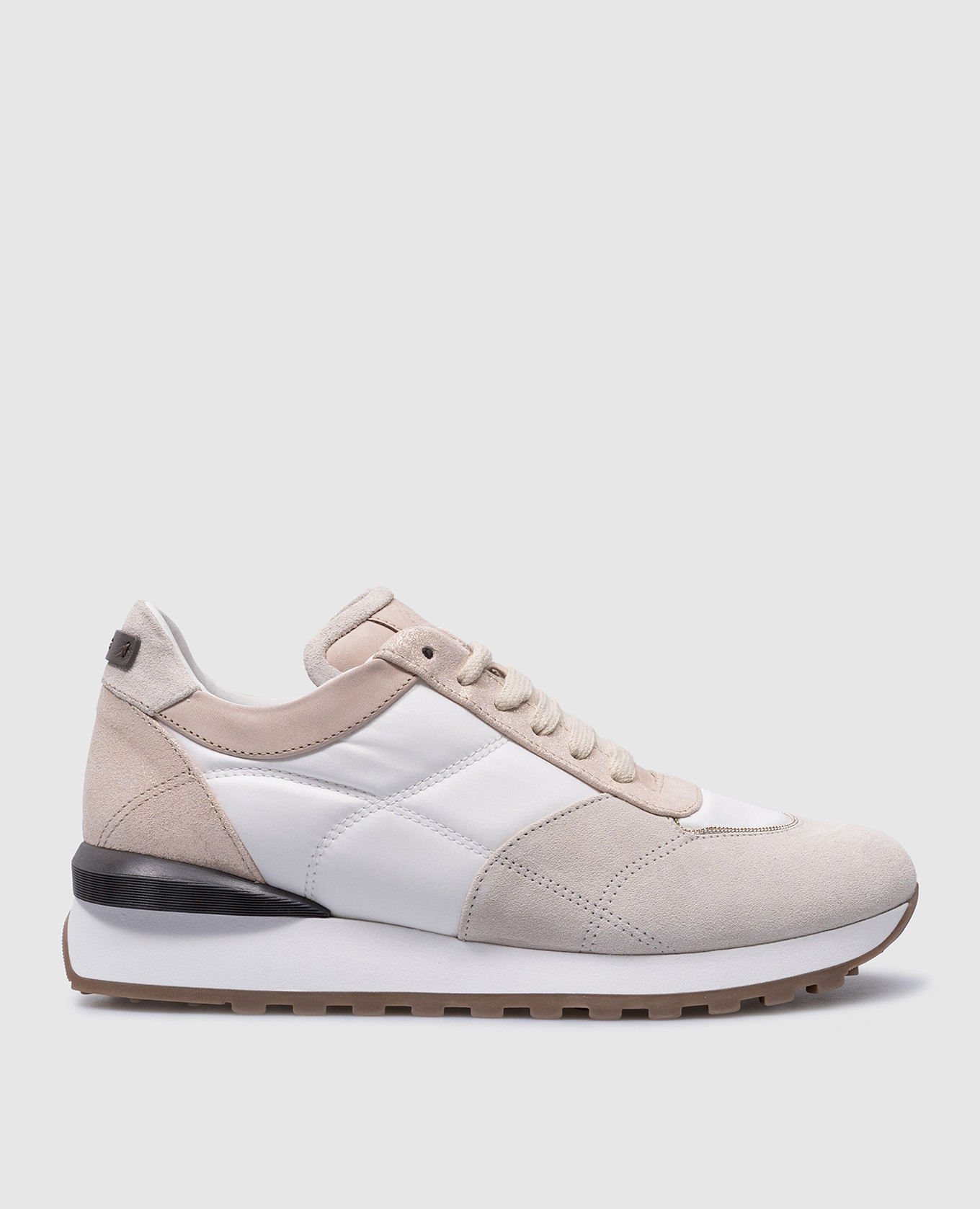 

Combined sneakers with monil chain Peserico, Разноцветный