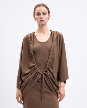 Max Mara Brown ASTER wool cardigan ASTER