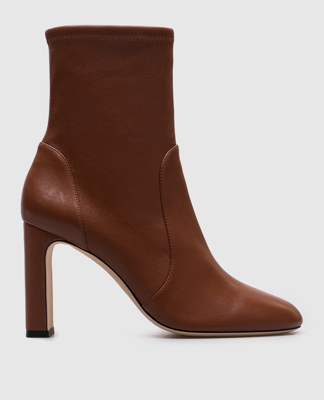 Babette brown leather boots Stuart Weitzman