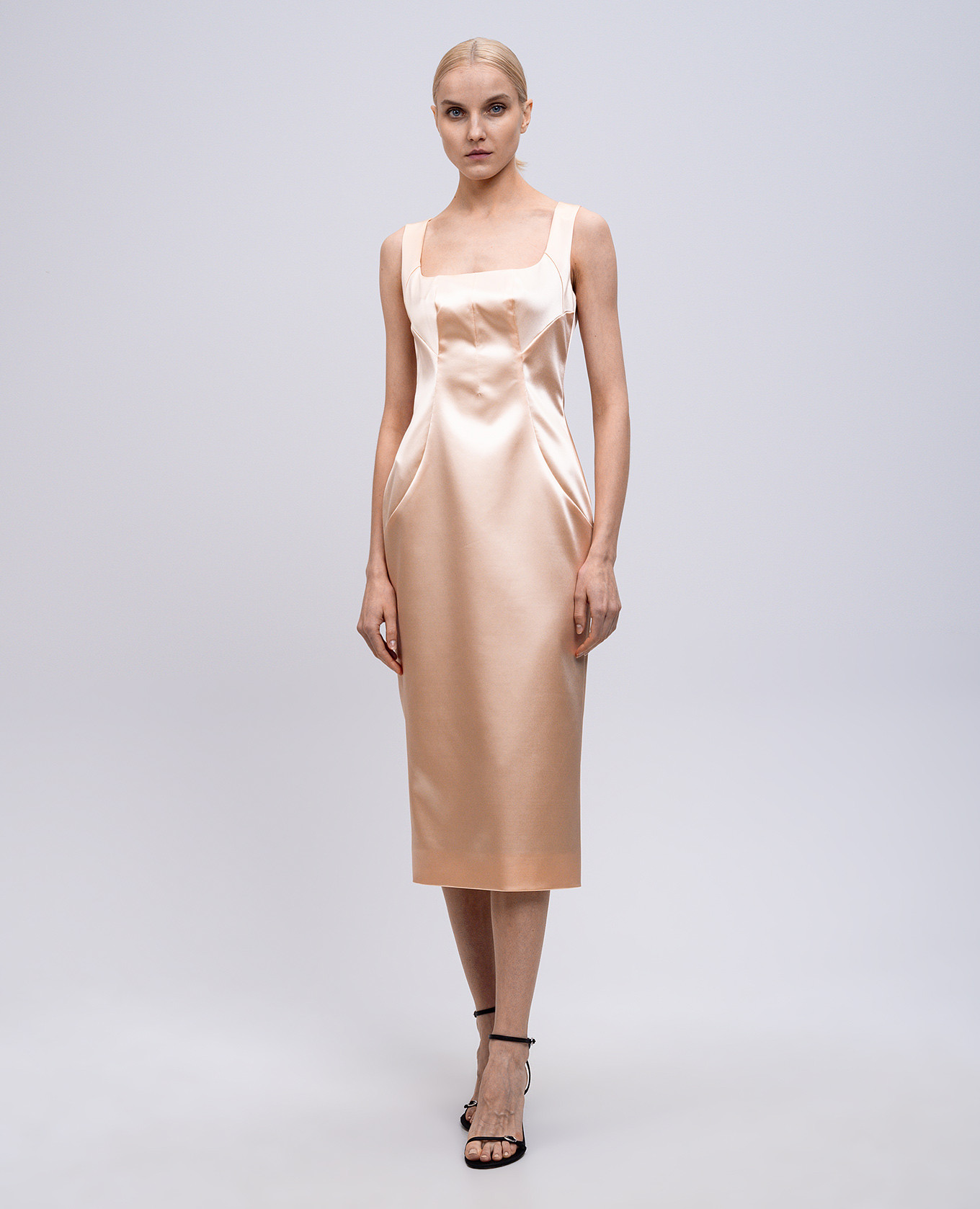 Beige sheath dress Dolce&Gabbana 3
