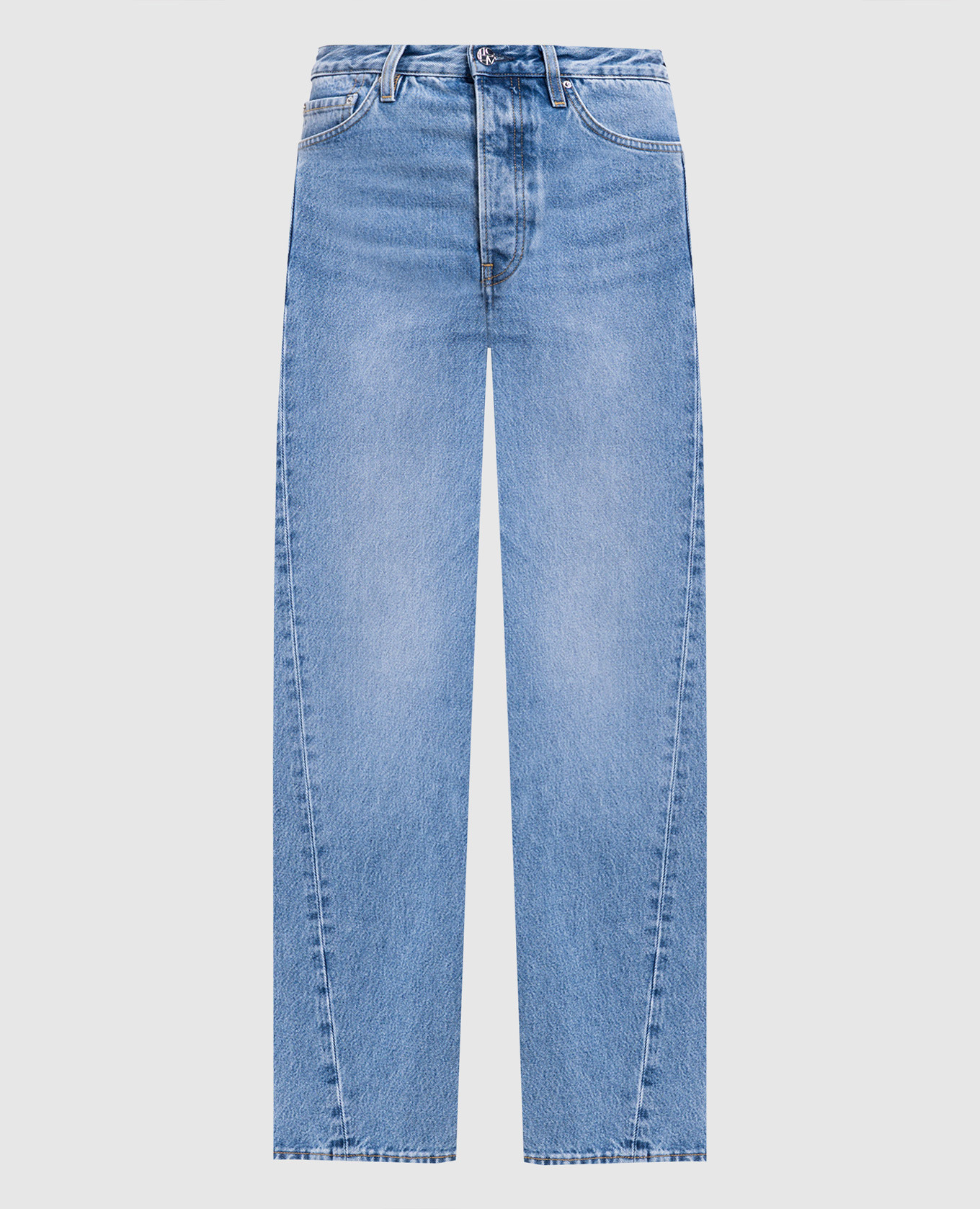 

Blue jeans with a worn effect Toteme, Light blue