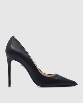 Babe Pay Pls Black leather shoes 2011191004