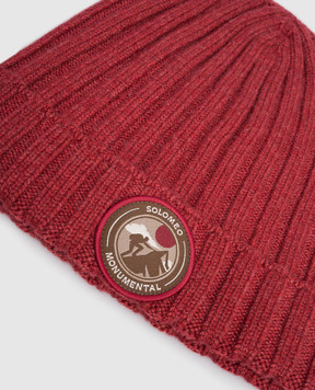 Brunello Cucinelli Children's red cashmere hat B22M90070C