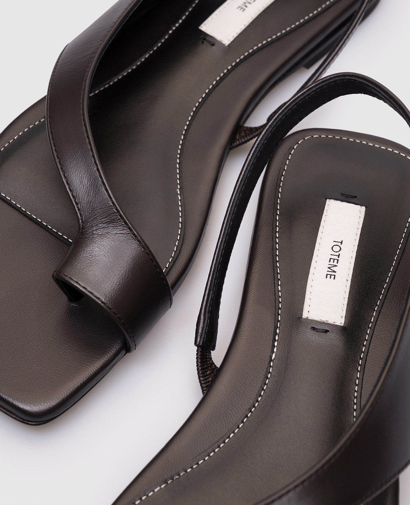 

Brown leather sandals Toteme