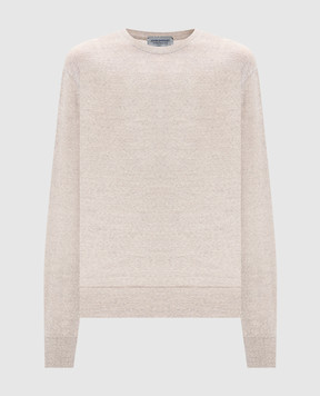 John Smedley Beige EMMY merino wool jumper EMMY