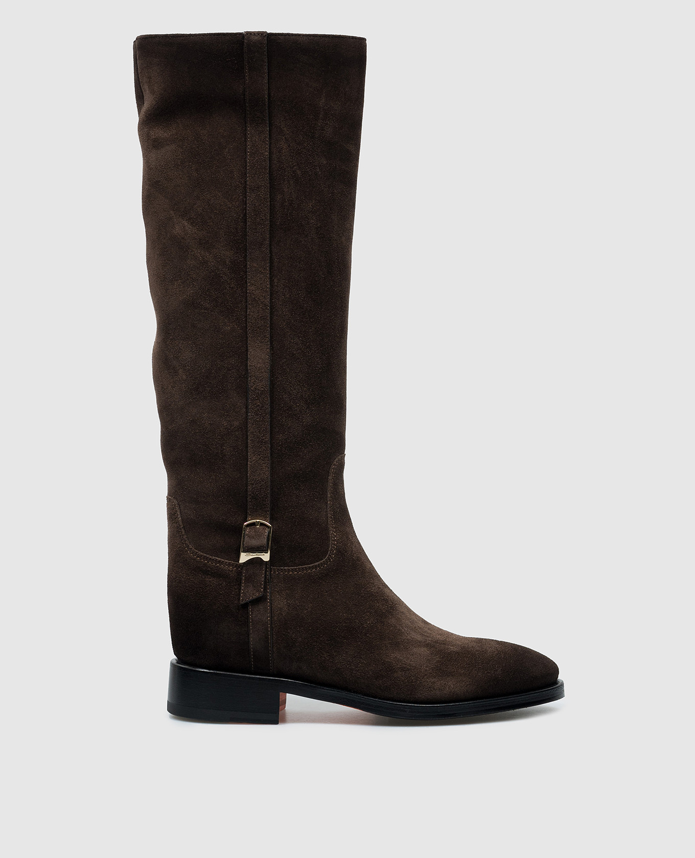 

Brown suede boots Santoni