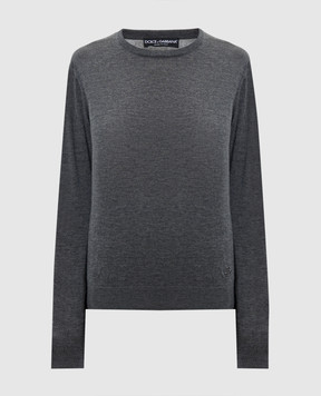 Dolce&Gabbana Gray cashmere sweater FXXAGZJBW0P