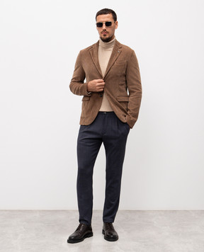 Exibit Blue pants with wool PAD23536