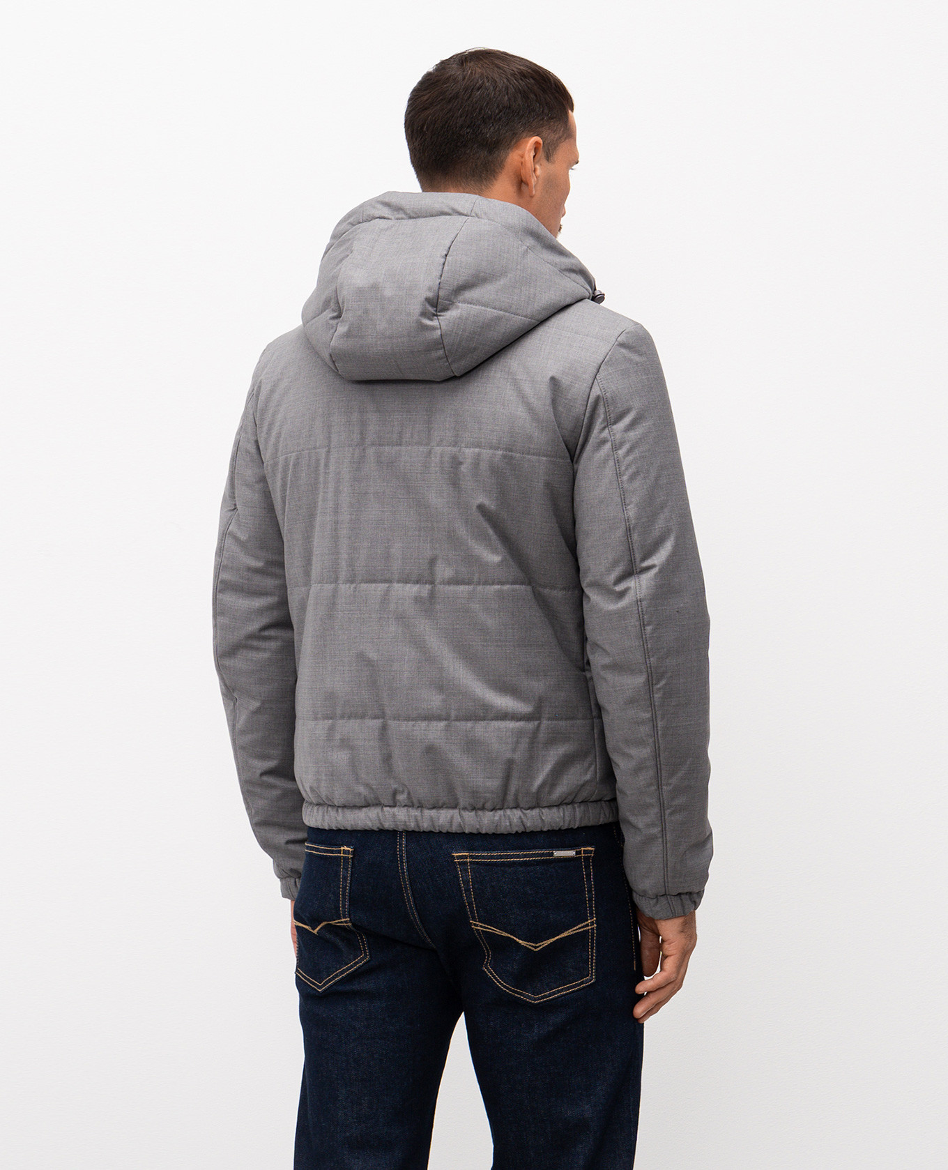 Gray wool jacket Cashmere&Whiskey 4