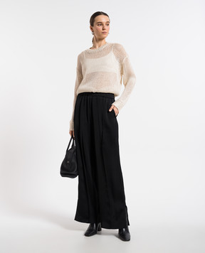 Jil Sander Beige silk jumper J02GP0209J16135