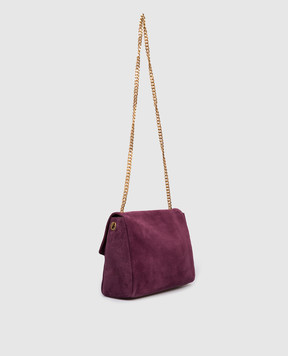 Twinset Purple suede Dreamy bag 252TB7360