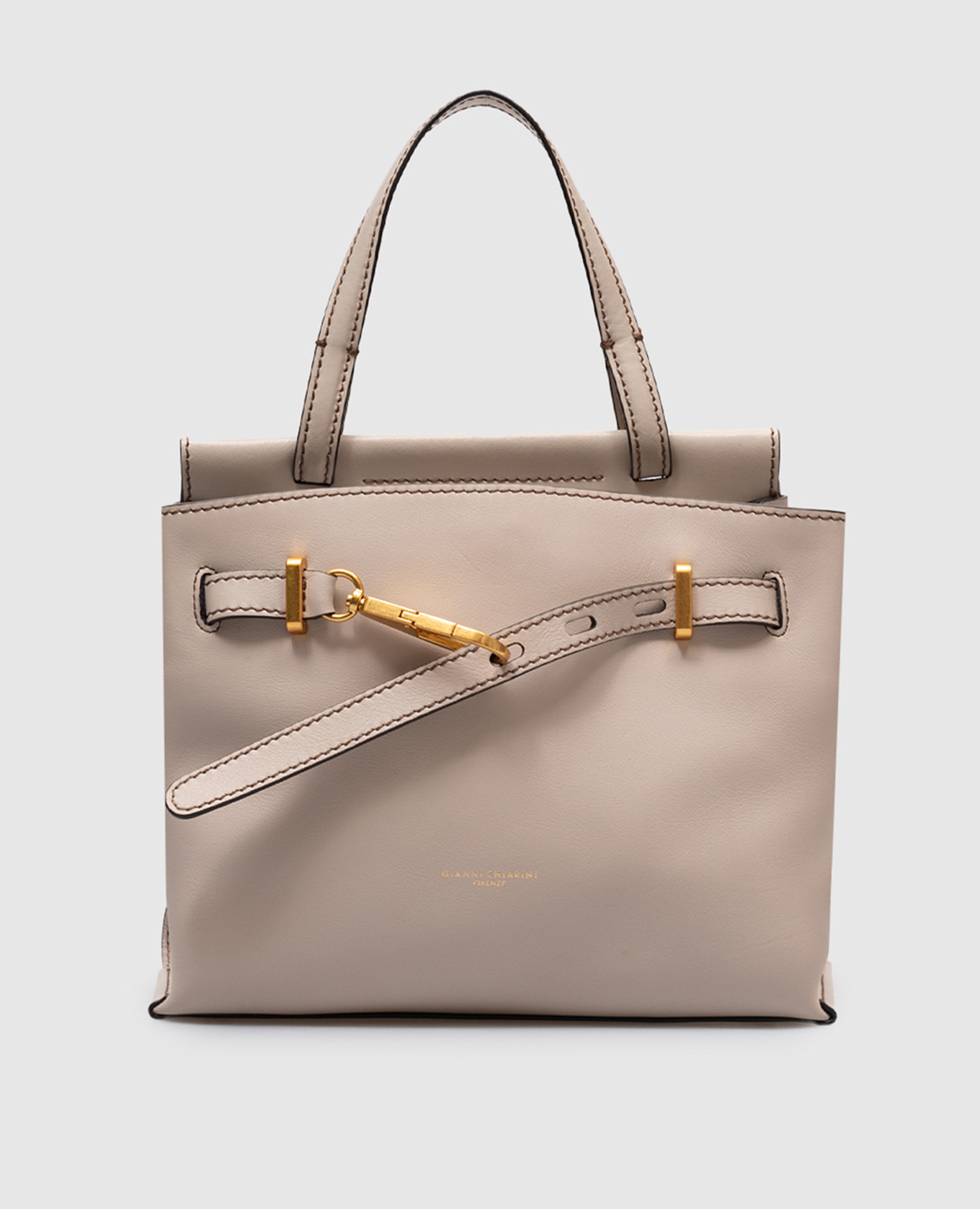 

Beige leather bag Tilda Gianni Chiarini