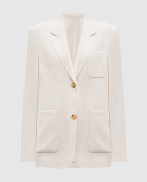 Toteme White corduroy jacket 243WRZ0041FB0191