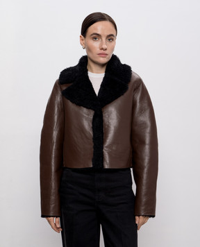 Babe Pay Pls Brown double-sided sheepskin coat 2540MACHER