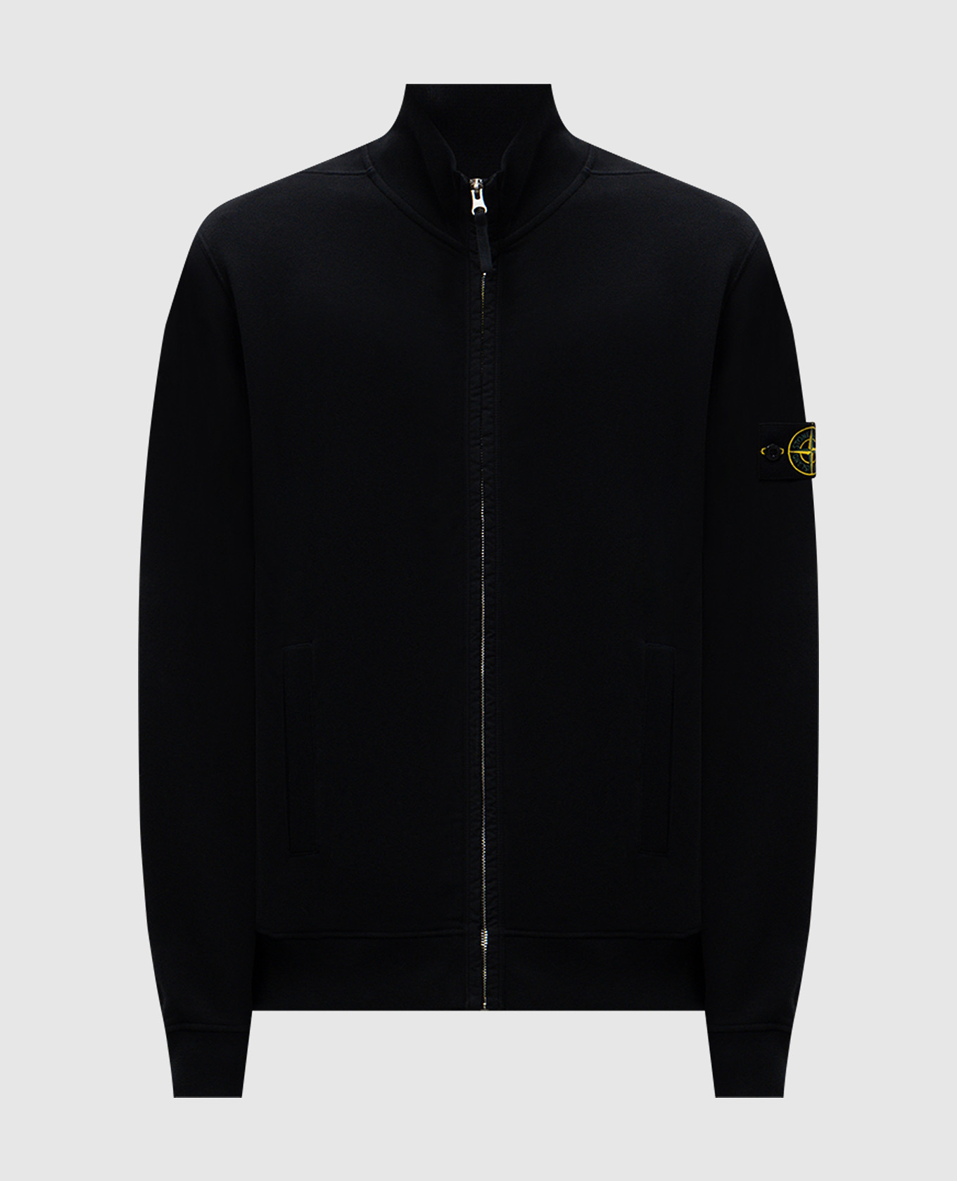 

Black cardigan with logo Stone Island