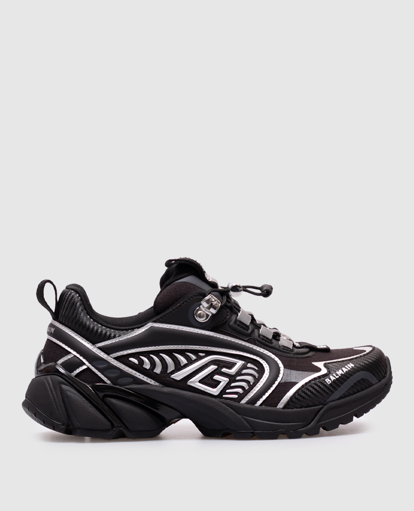 Black Cosmic Dust sneakers with logo Balmain