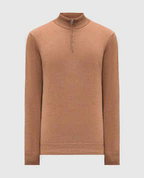 Cashmere&Whiskey Beige cashmere jumper MU8661312341R