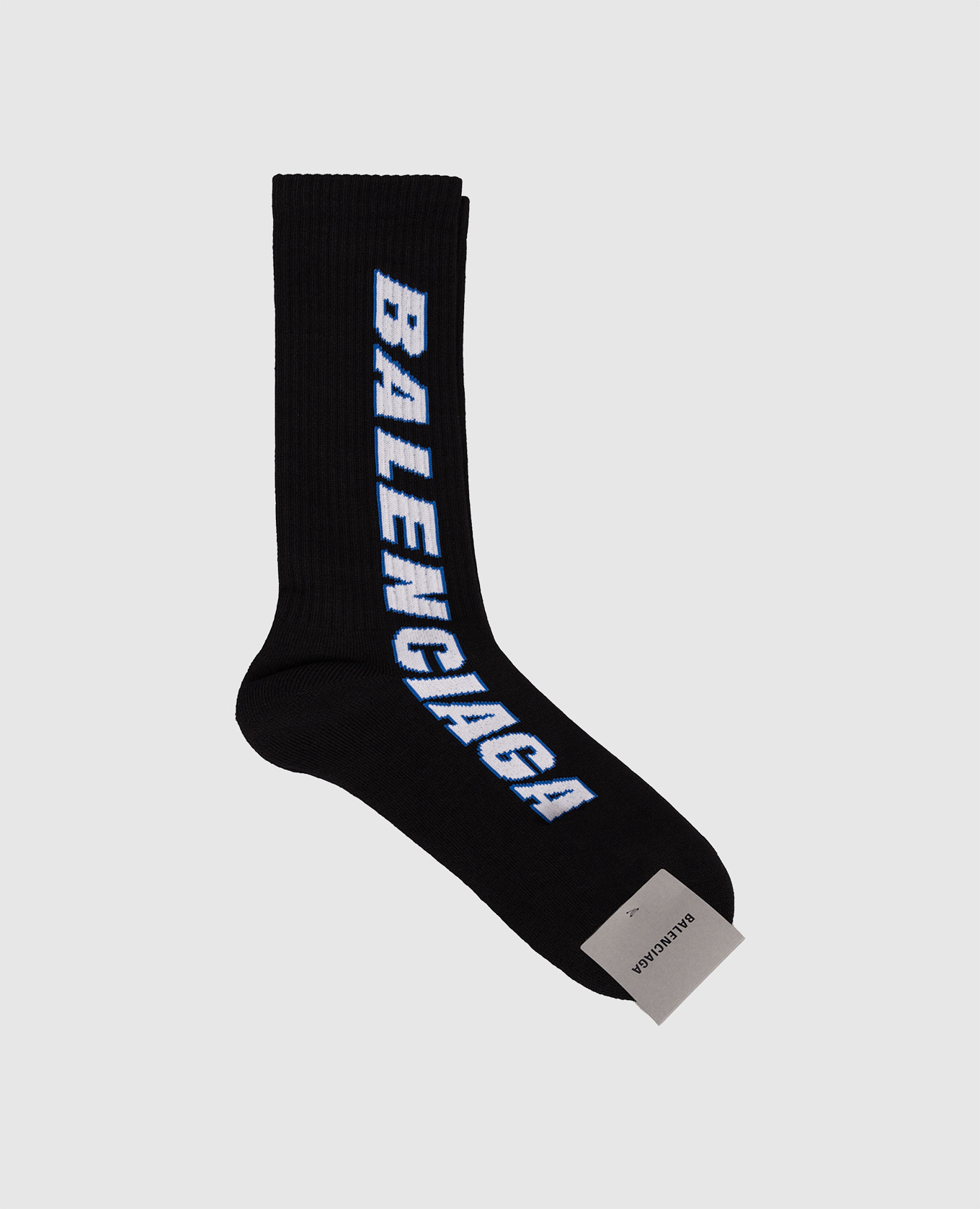 

Black socks with logo pattern Balenciaga