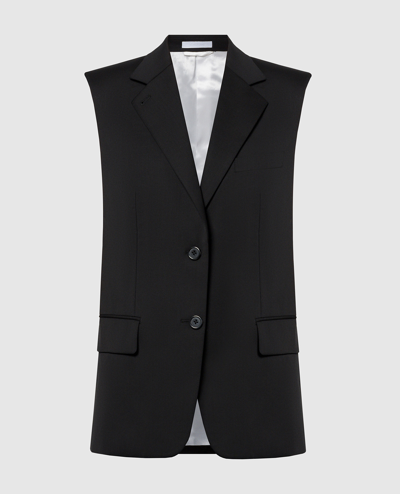 

Black vest made of wool Helmut Lang