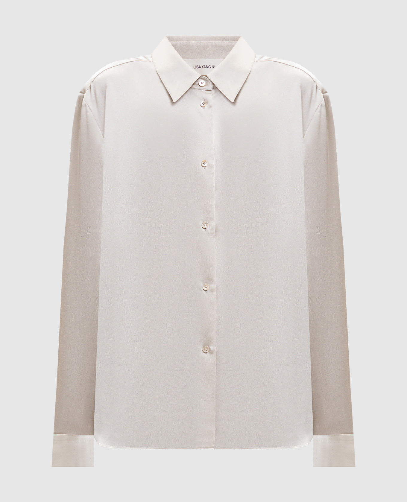 

Beige silk blouse LISA YANG