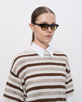 Brunello Cucinelli Pigalle brown sunglasses MOCGEMMS04