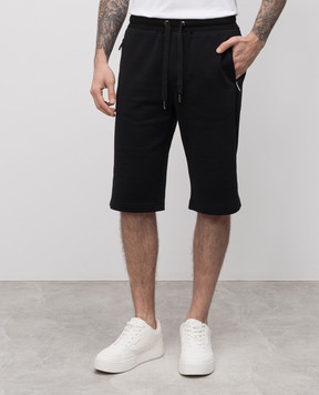 Dolce&Gabbana Black shorts with logo GVB7HTG7F2G