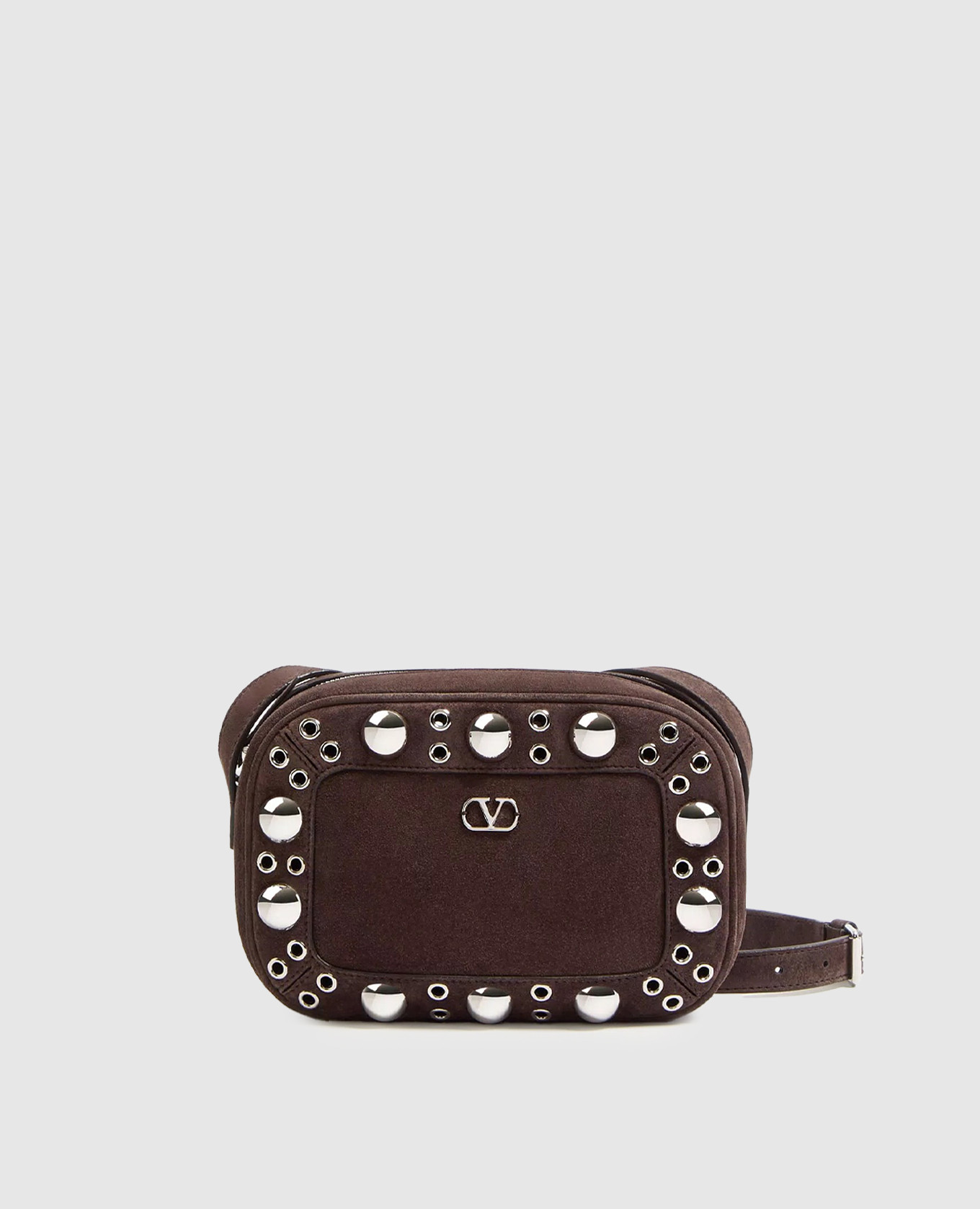 

NELLCÔTE brown suede crossbody bag Valentino