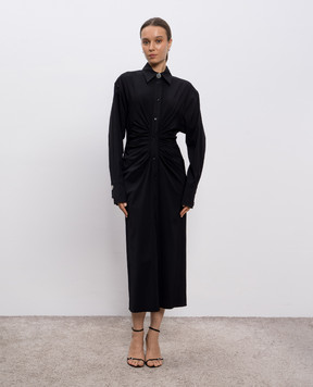 Max Mara Sportmax Black shirt dress PIRANIA PIRANIA
