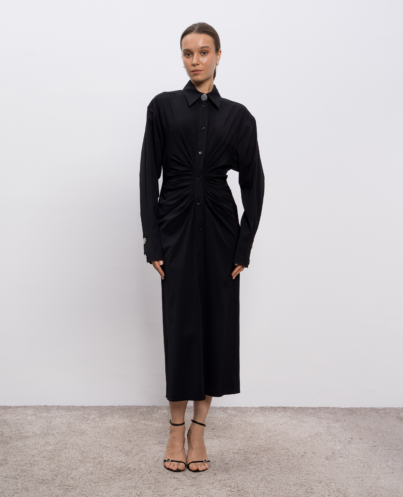 

Black shirt dress PIRANIA Max Mara Sportmax