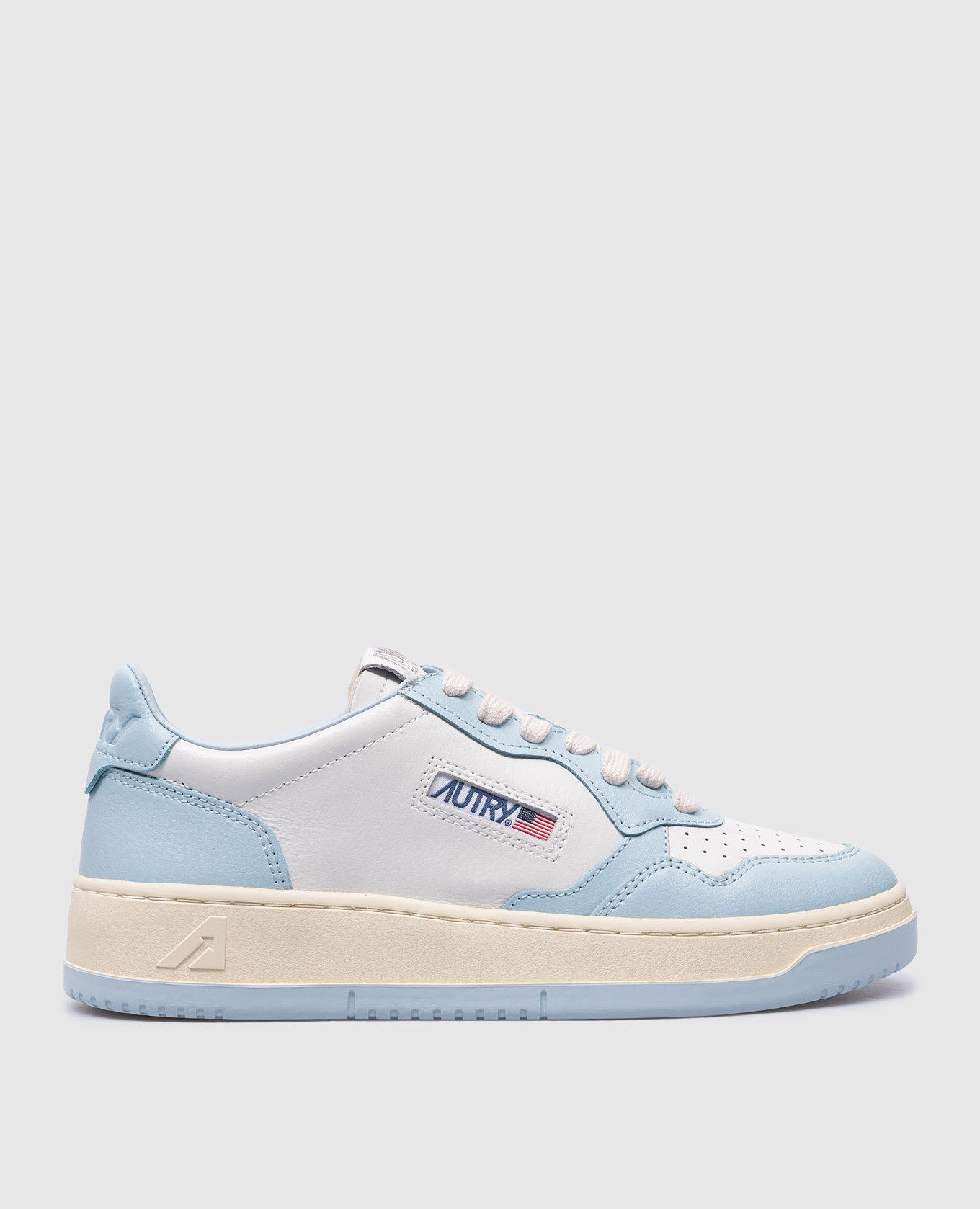 

Medalist WB40 blue leather sneakers AUTRY, Голубой