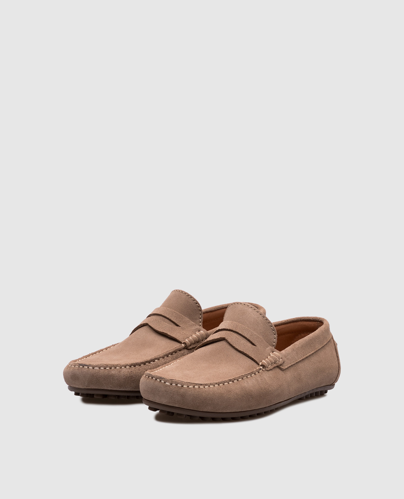 

Brown suede loafers Florentino