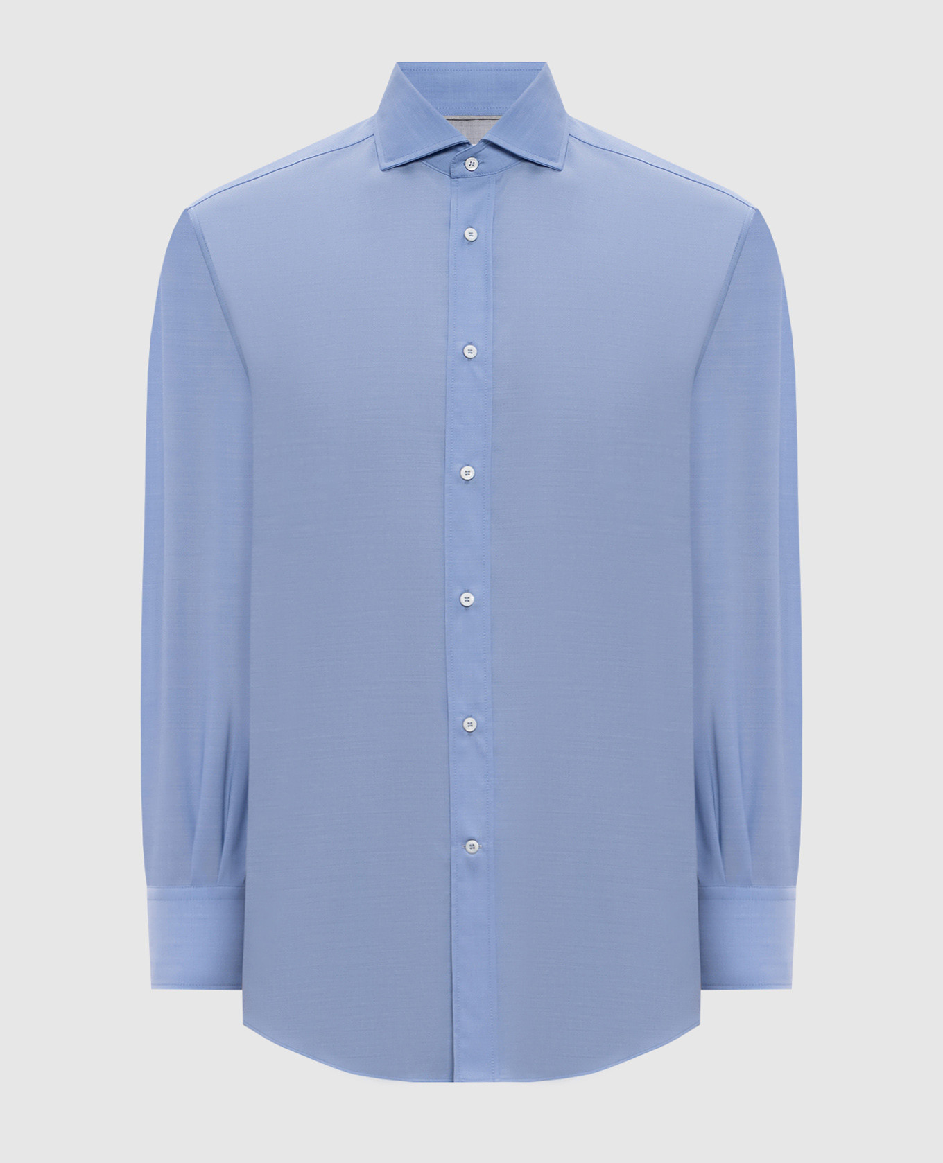 

Blue wool shirt Brunello Cucinelli