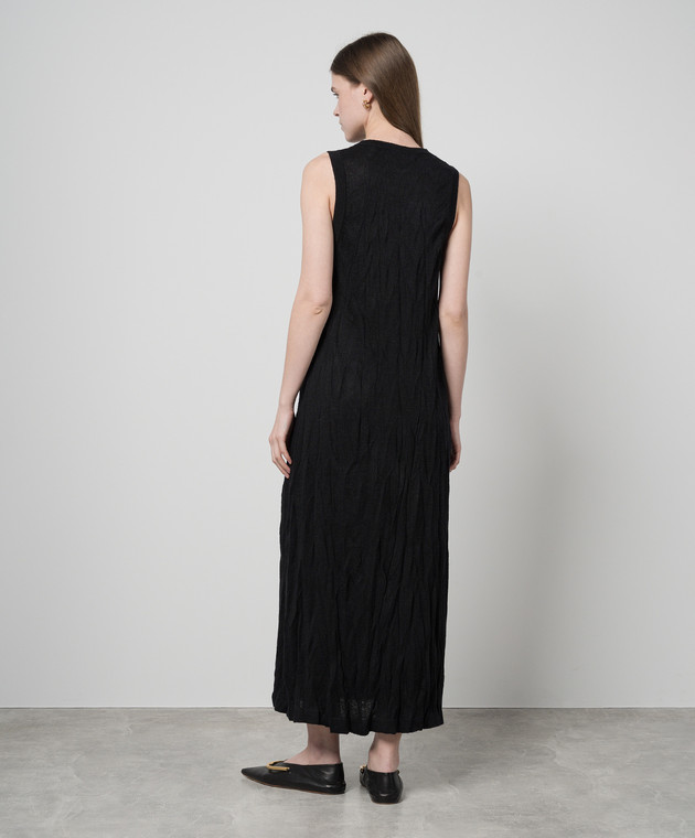Helmut Lang - Black dress with wool O02HW707 - shop with