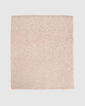 The Row Beige scarf made of cashmere, alpaca wool and silk 10074Y957