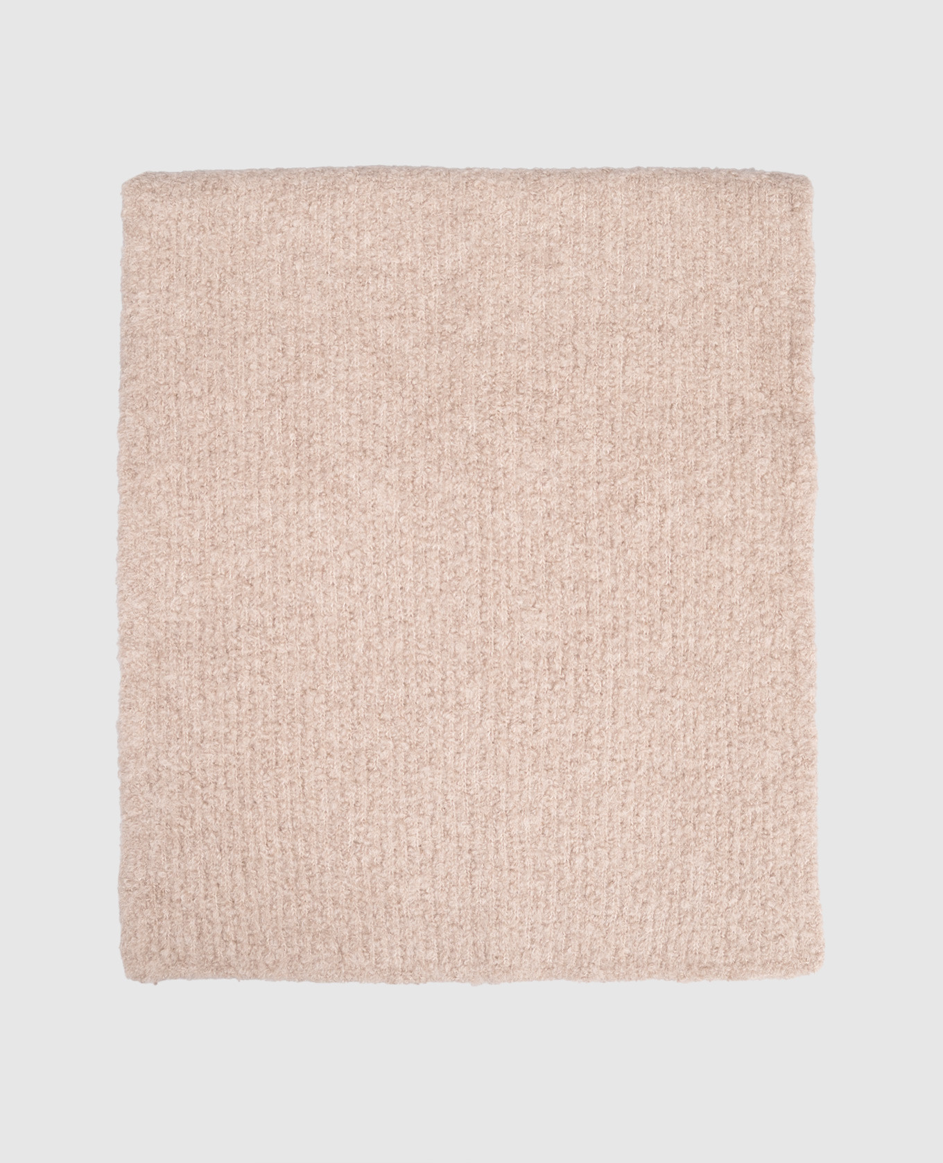 Beige scarf made of cashmere, alpaca wool and silk The Row