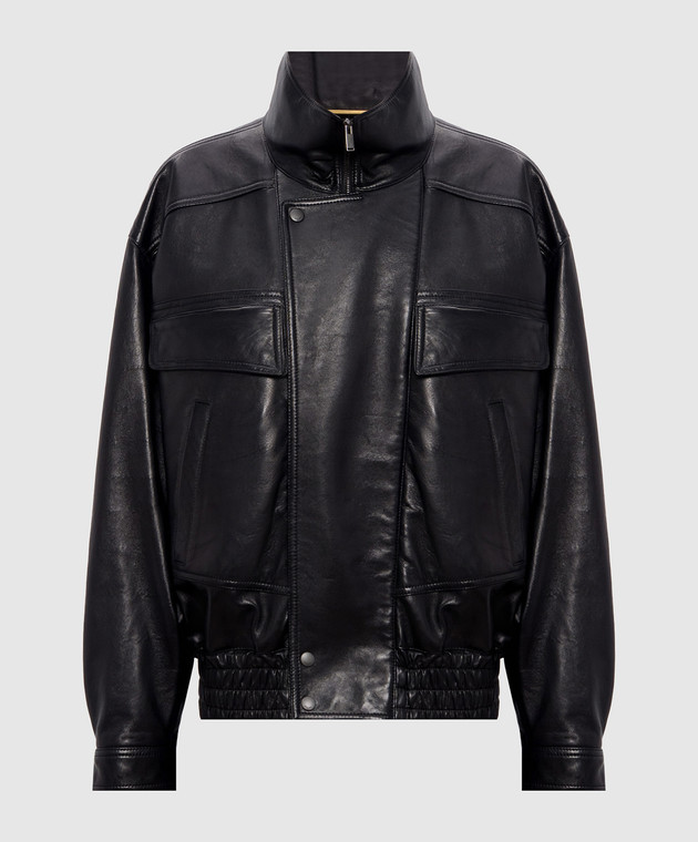 Saint Laurent - Black leather jacket 836515YCNU2 - shop with