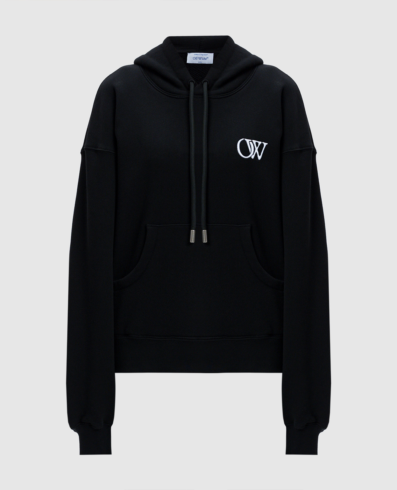 

Black hoodie with OW logo embroidery Off-White