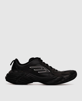 Balenciaga Black leather Monday sneakers 825417WDTSC