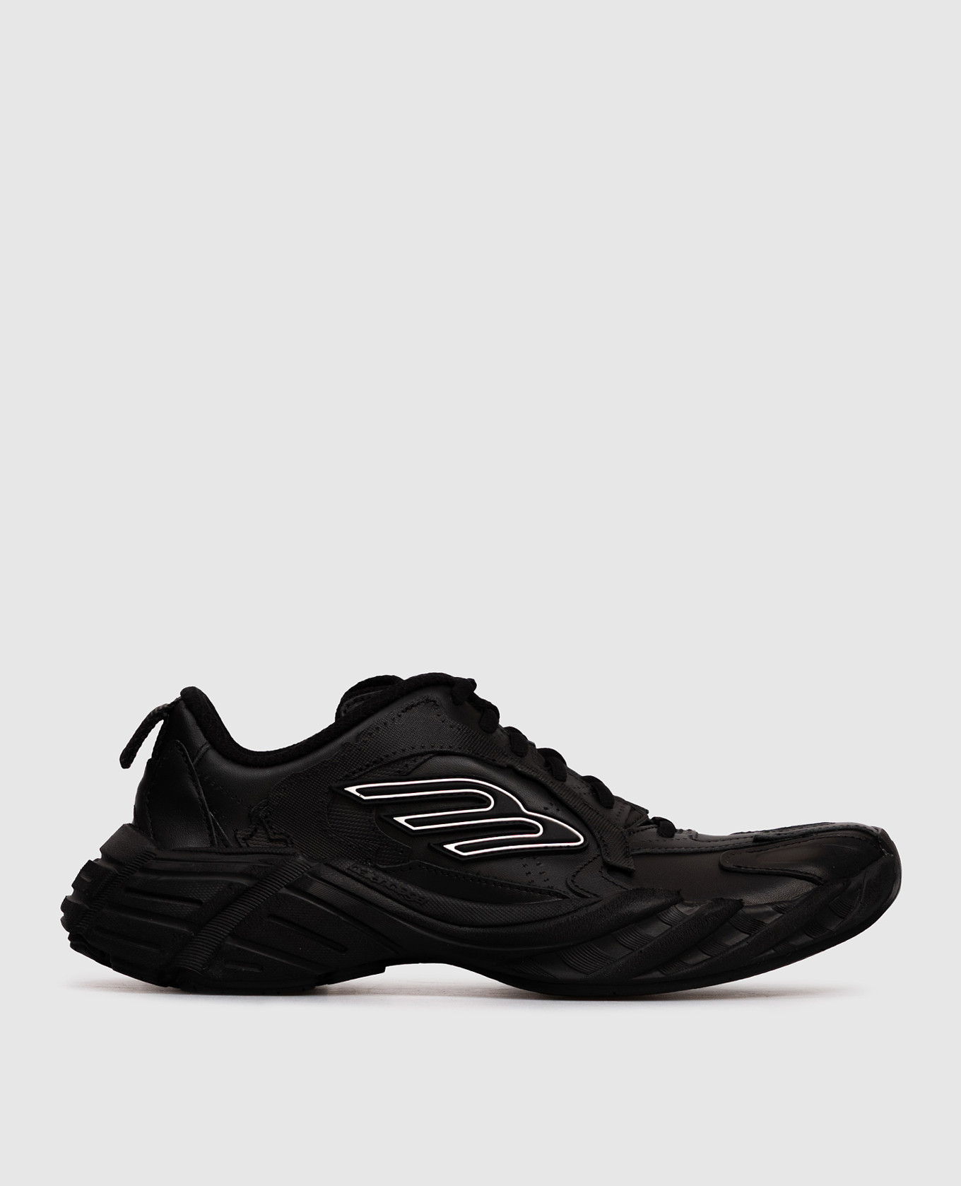 

Black leather Monday sneakers Balenciaga