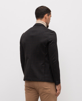 Bicolore Brown checked jacket 1964S