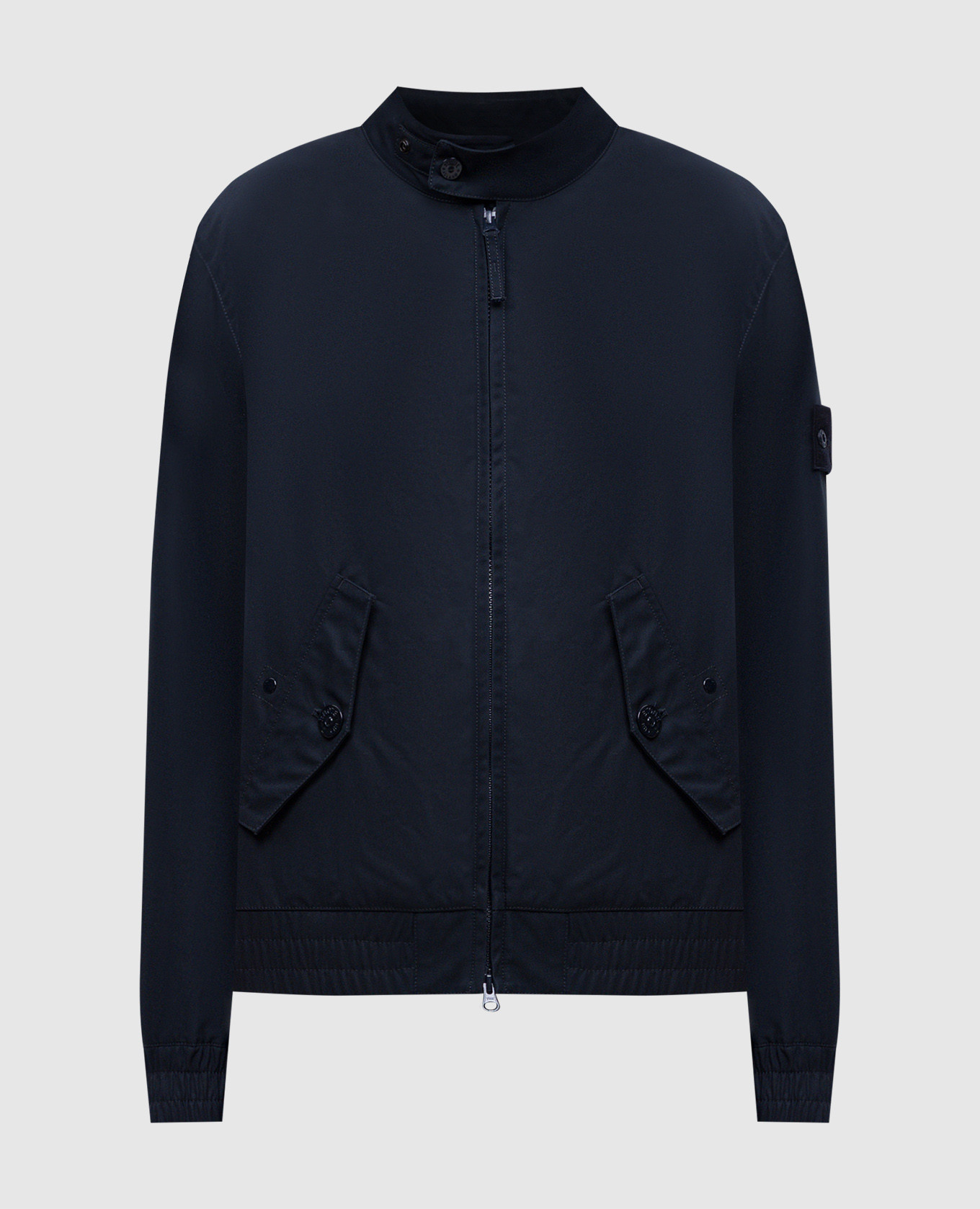 

Blue jacket with logo patch Stone Island