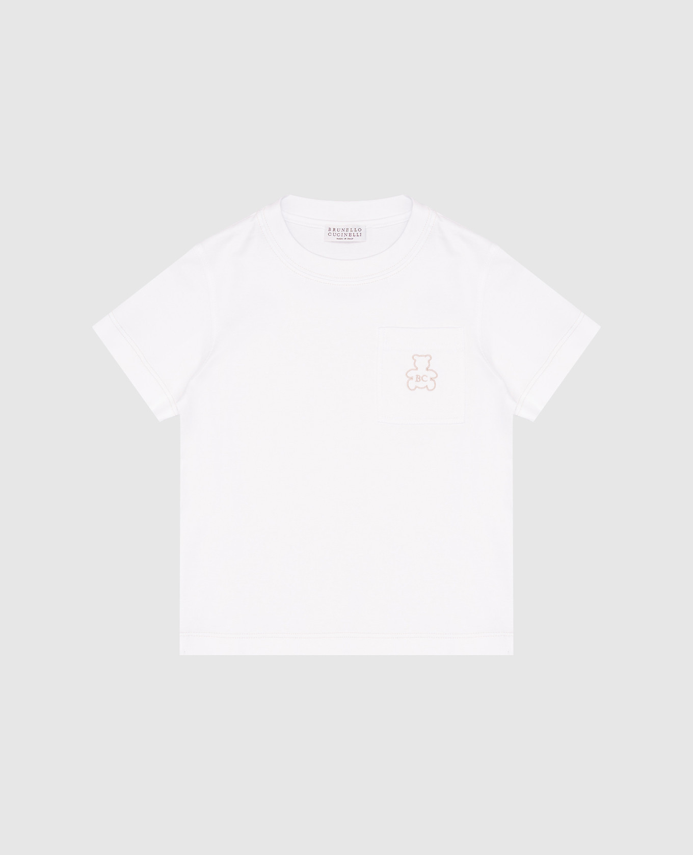 

Bernie Kids White T-Shirt Brunello Cucinelli