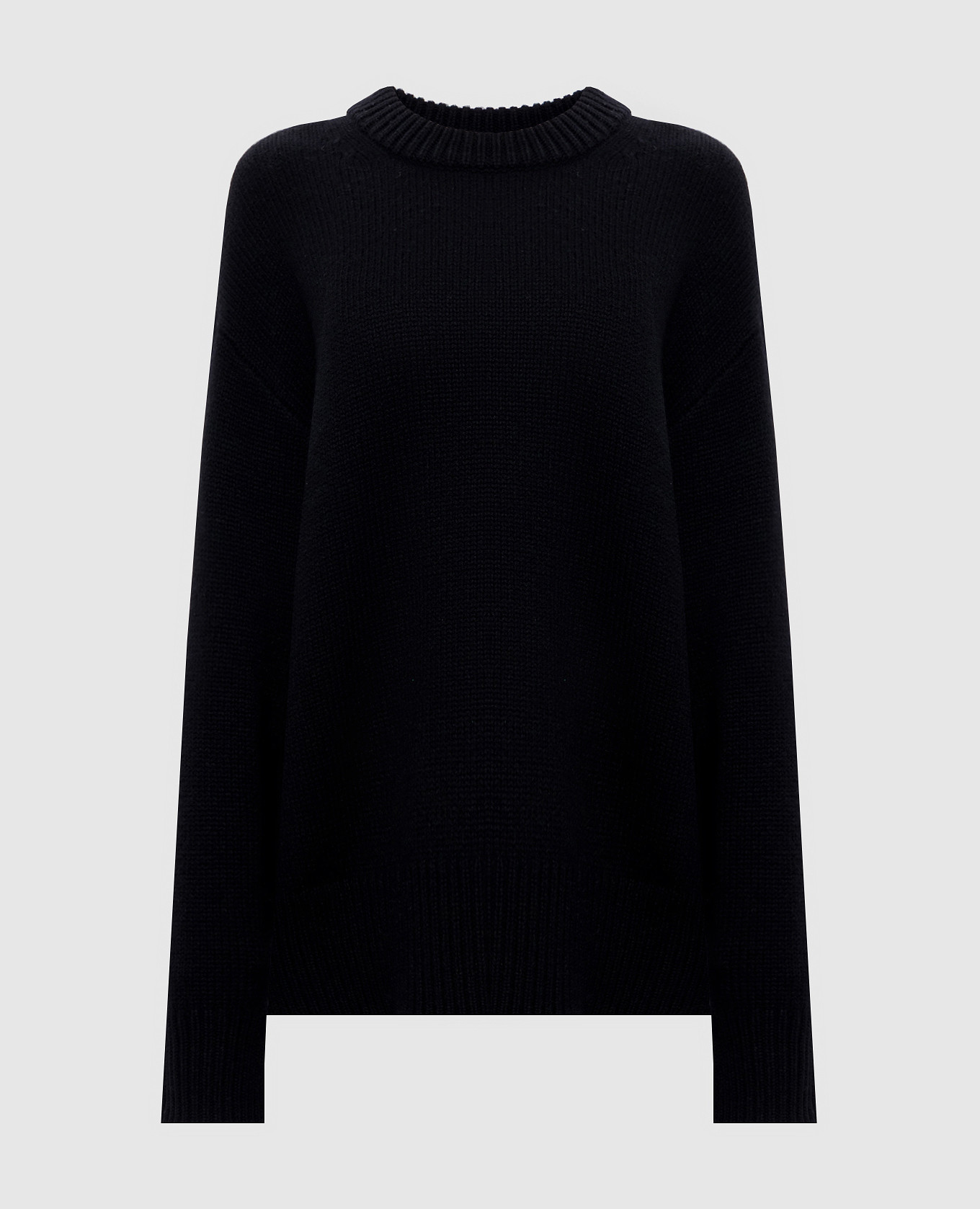 Renske black cashmere sweater LISA YANG