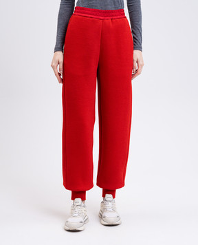 Jil Sander Red wool joggers J02KA0343J20318