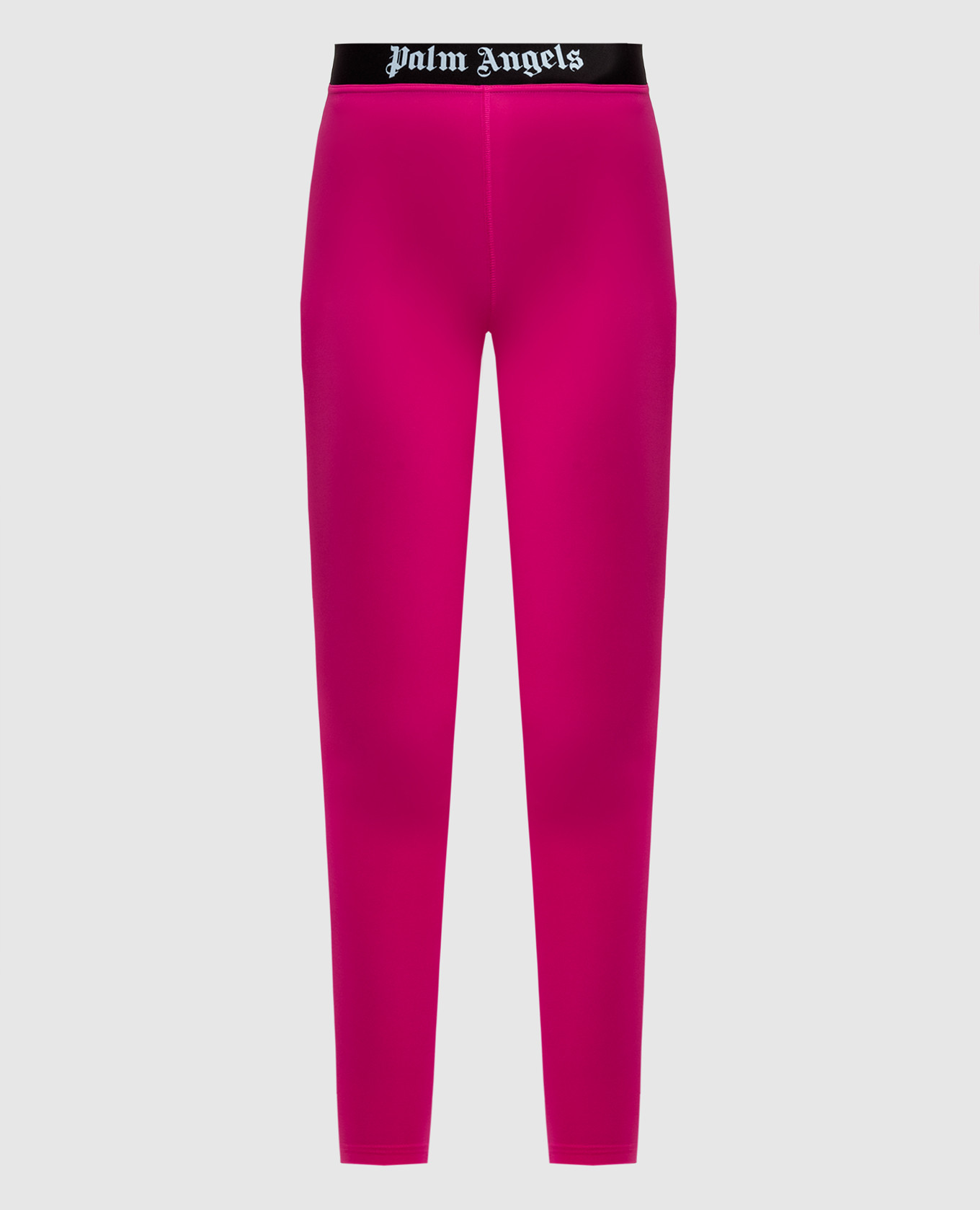 Pink leggings with a logo pattern palm angels