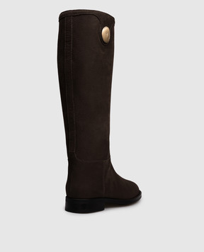Giuseppe Zanotti Lidia brown nubuck boots I580007
