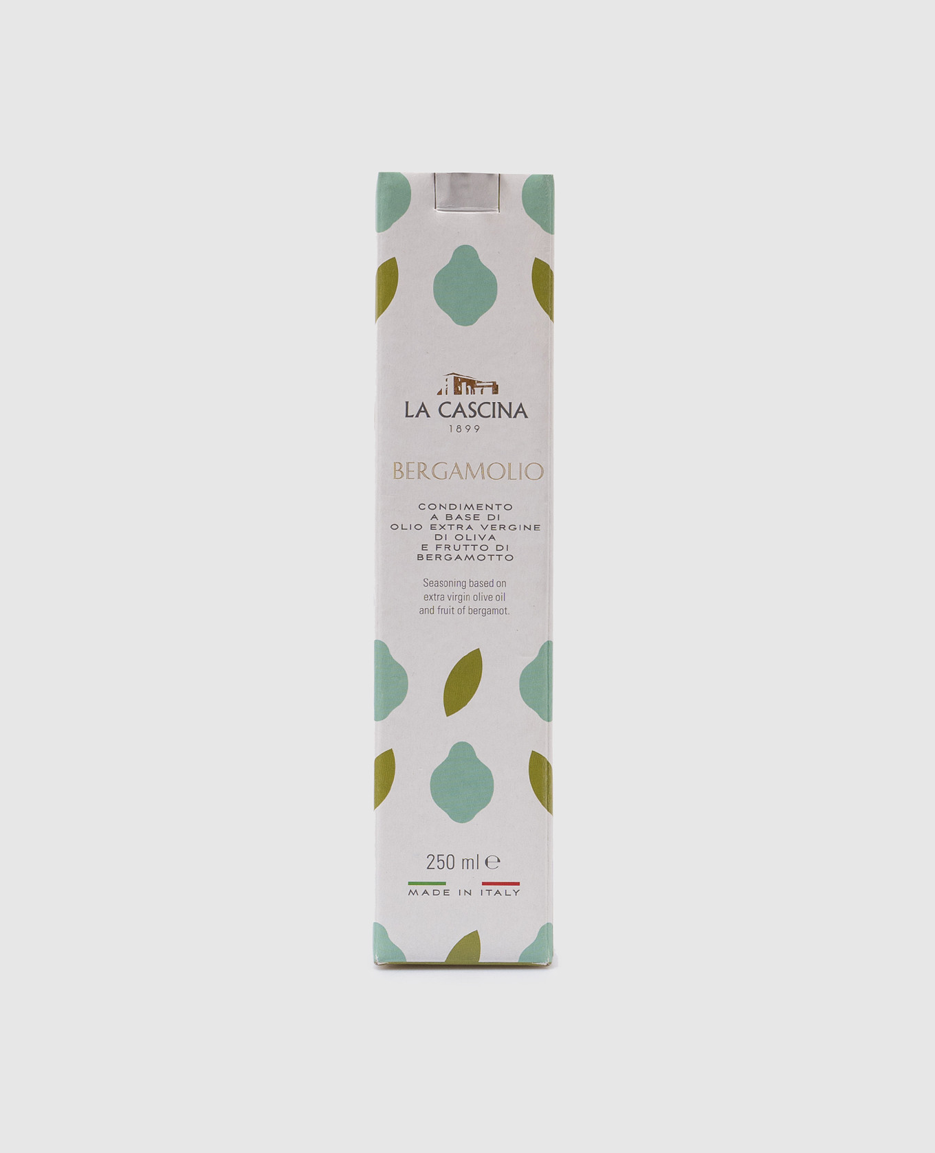 

Extra virgin olive oil and bergamot dressing 250ml LA CASCINA, White