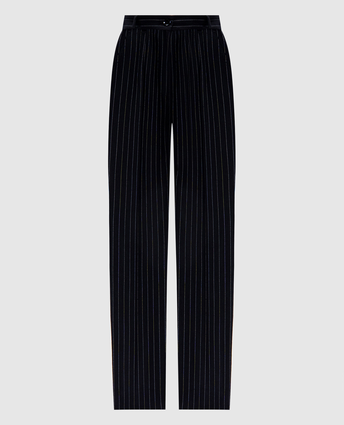 

Black striped wool pants Dolce&Gabbana