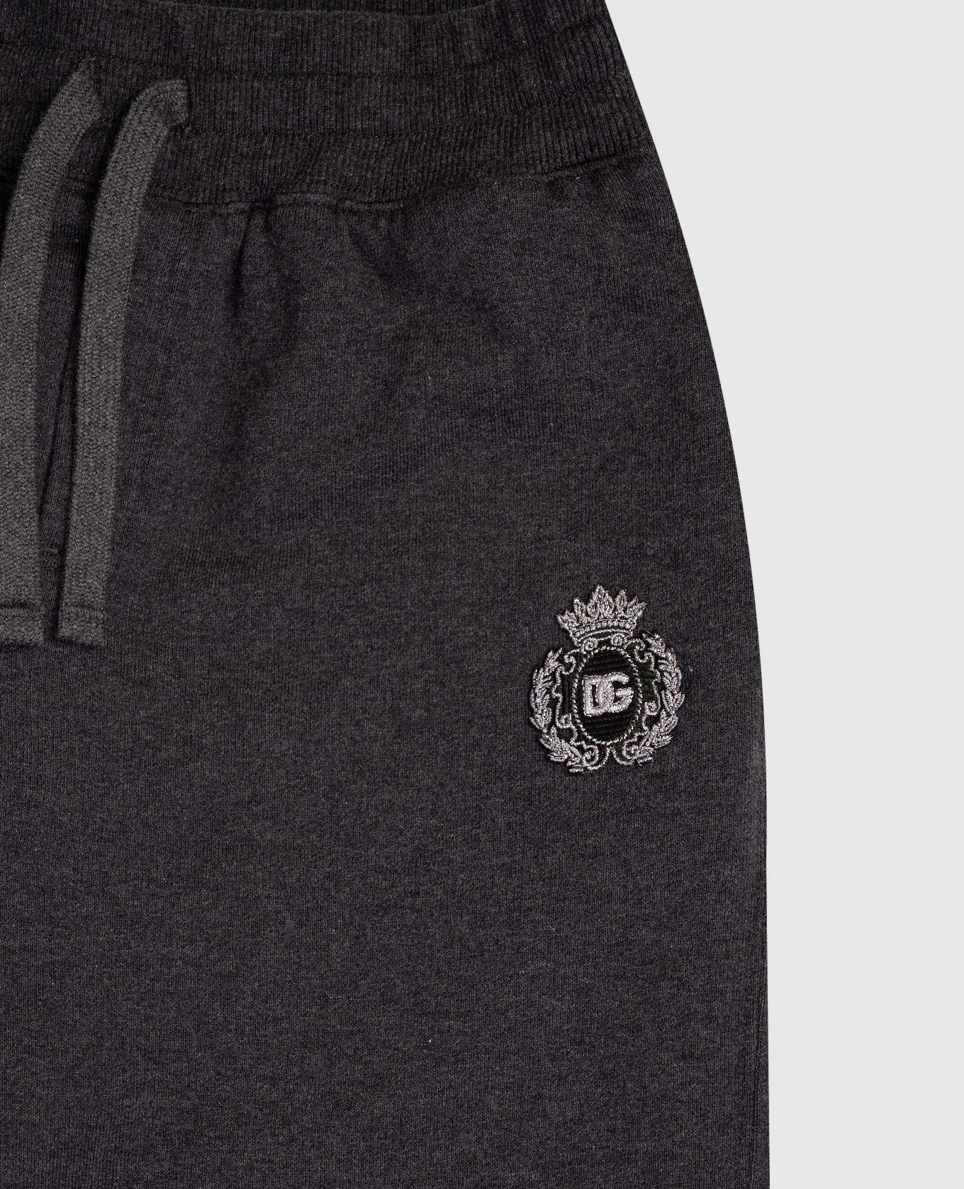 

Kids' grey joggers with monogram logo patch Dolce&Gabbana