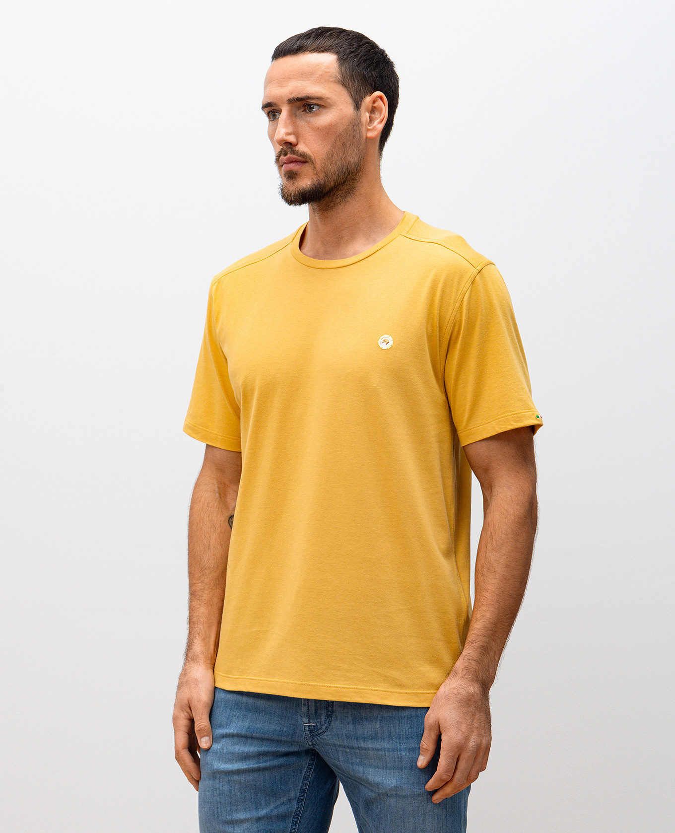 

Yellow T-shirt with logo Stefano Ricci